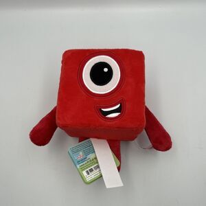 NWT - Numberblocks One Red Plush Stuffed Toy Hand2Mind 2022